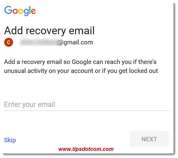 Add A Recovery Email To Gmail Protect Your Google Account