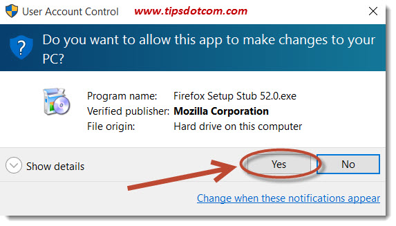 instaling Mozilla Firefox 114.0.2