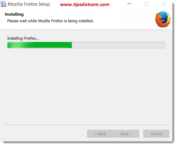 install firefox without admin