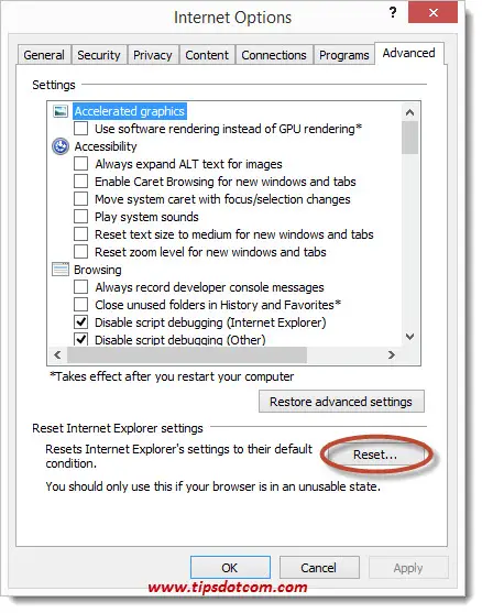 Internet Explorer Reset - What You Must Know