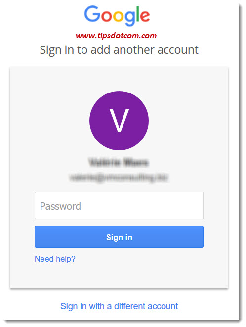 Login To Gmail With Another Account