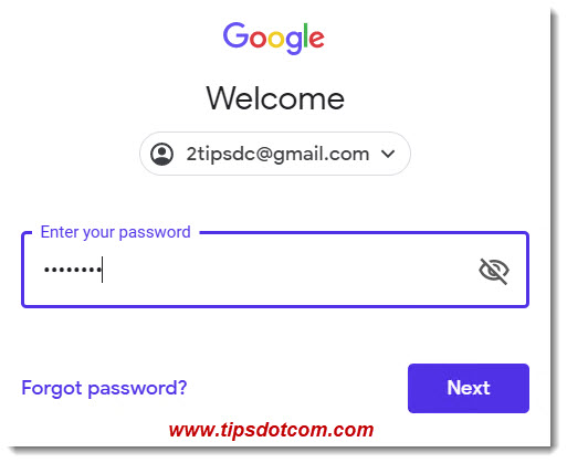 gmail login different username and password