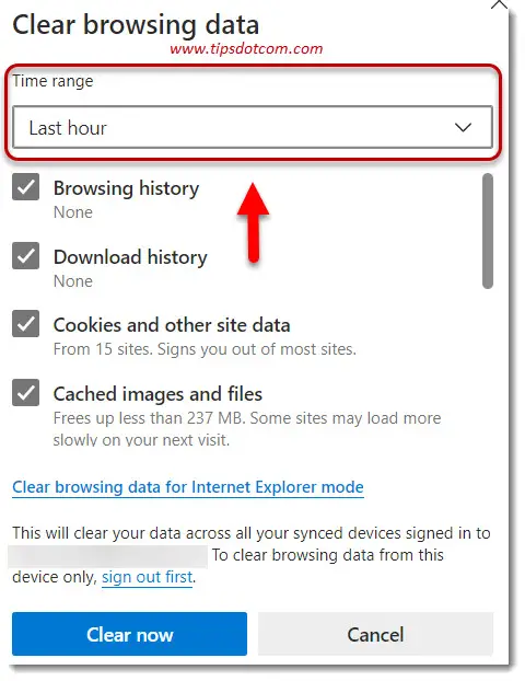how to clear cache microsoft edge