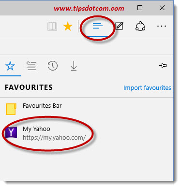 microsoft edge favorites disappeared