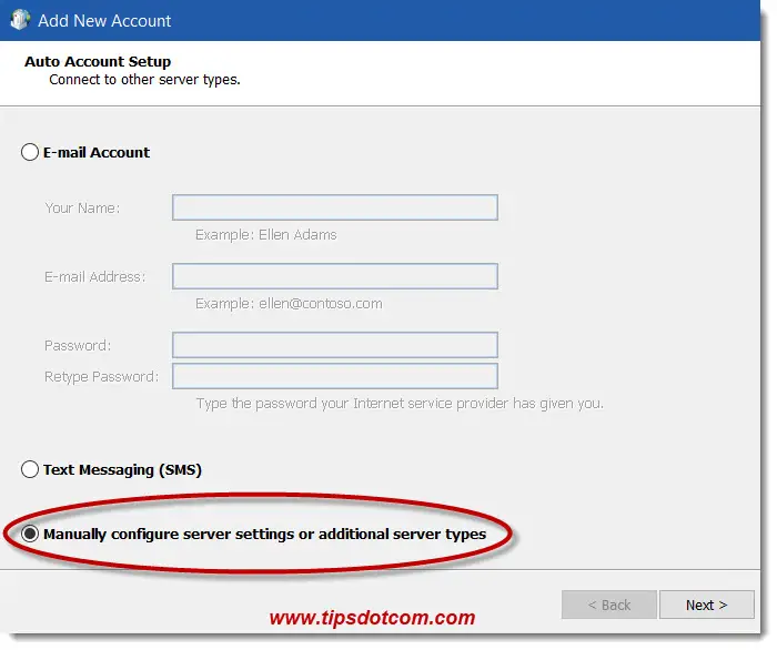 office 365 outlook email settings
