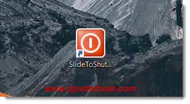 slide to shutdown windows 10