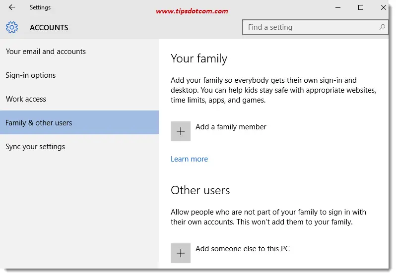 Windows 10 User Management - Adding User Accounts