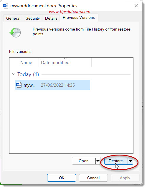 Windows 11 File History - Automated Backups